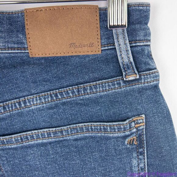 NEW Madewell The Perfect Vintage Straight Jean in Bright Indigo Wash, 27 - Picture 12 of 16